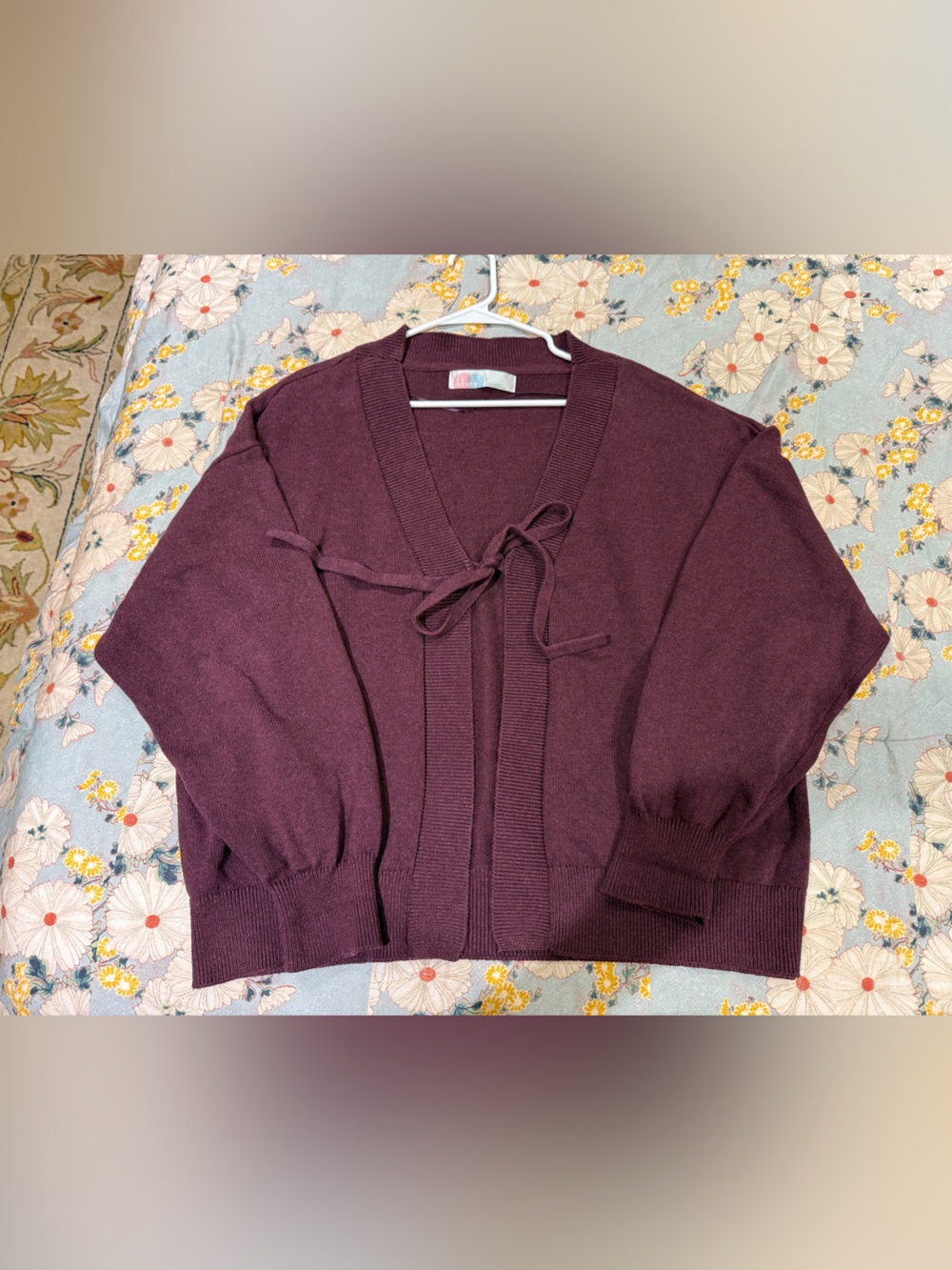 Free People Plum Wide-Leg Knit Pants